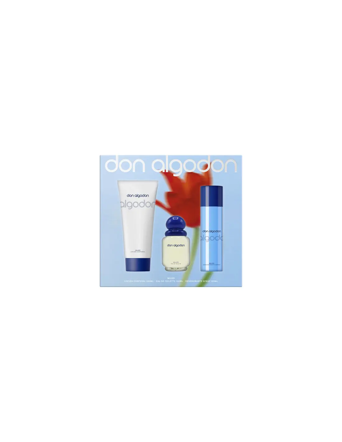 Jag Couture London body and shower gel in 200ml container, with Don Algodón Est D Algodon 100 scent, natural and soothing.