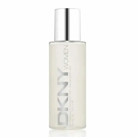 Donna Karan Dnky Women Energizing Fragrance Mist 250ml, clear bottle with label, spray nozzle, and floral accents.
