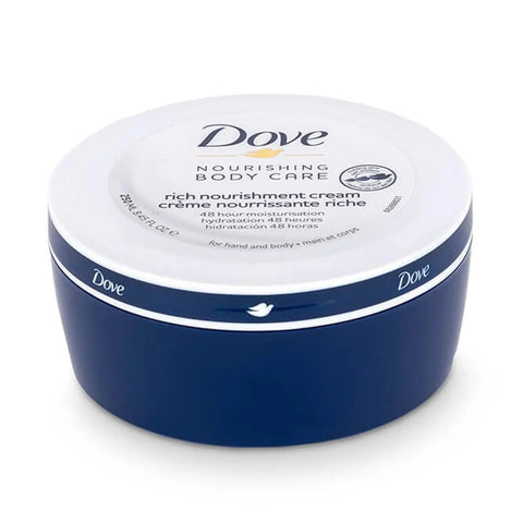 Dove Nourishing Body Care Crema Suavizante Rica in 250ml bottle, moisturizing body lotion from Jag Couture London - New York.