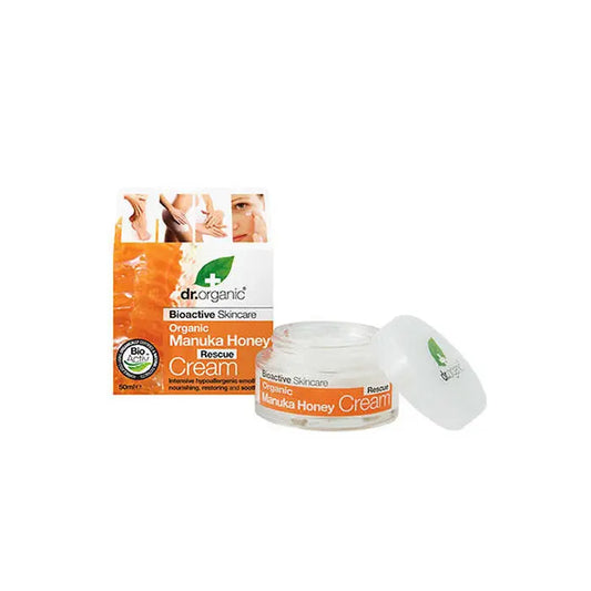 Dr Organic Manuka Honey Rescue Cream 50ml Jag Couture London - New York