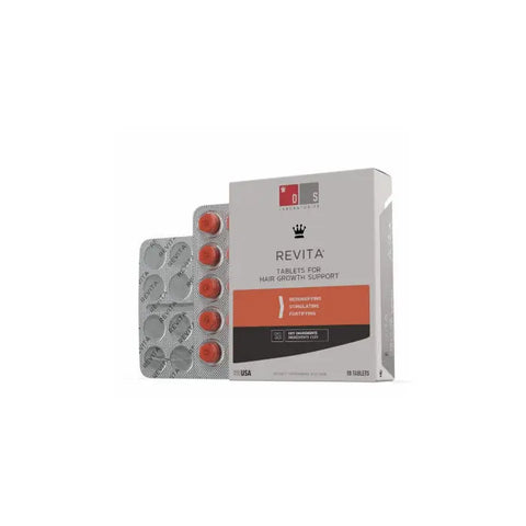 Ds Revita Anti-Hair Loss 90 tablets by Jag Couture London New York, showing the box with branding and product details.