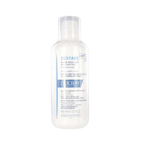 Jag Couture London New York Ducray Dexyane Anti-Scratching Emollient Cream 400ml jar with smooth cream surface.