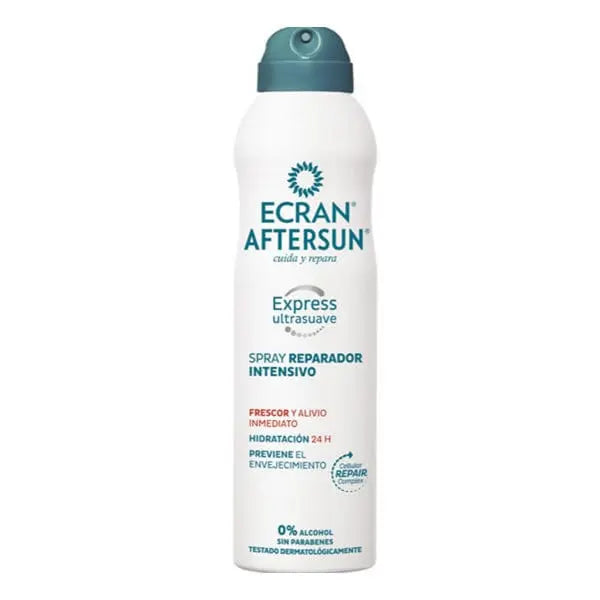 Jag Couture London New York Ecran Sun Intensive Repair Spray 250ml, a hair repair spray with UV protection and nourishing ingredients.