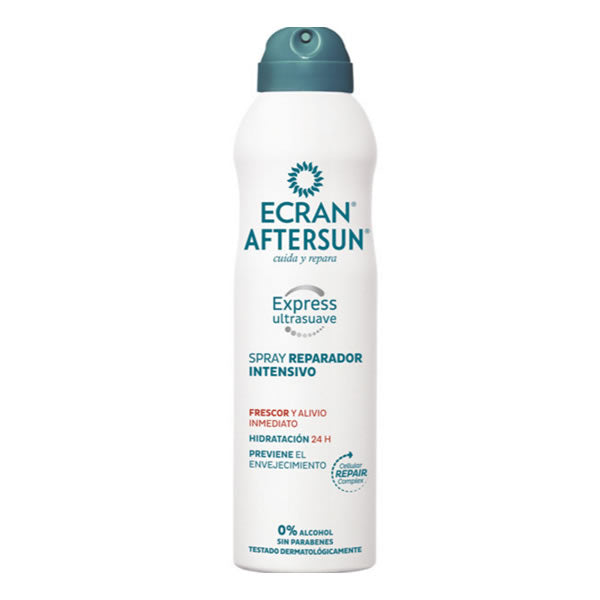 Jag Couture London Sun Intensive Repair Spray 250ml bottle with spray nozzle, designed for hair damage repair and sun protection.
