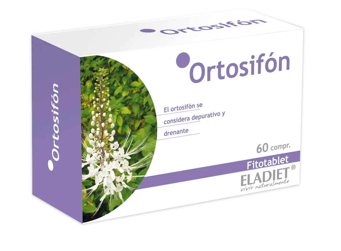 Eladiet Ortosifon 60 capsules, 360 mg, dietary supplement by Jag Couture London New York, shown in a close-up image.