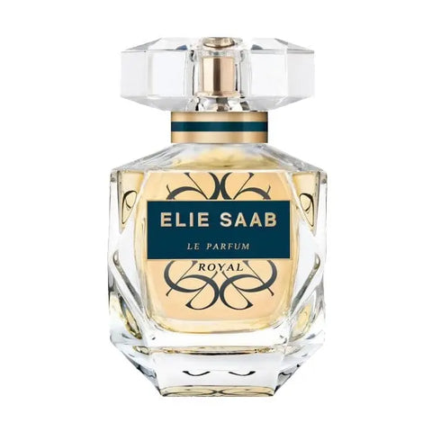 Elie Saab Le Parfum Royal Eau De Perfume Spray 50ml by Jag Couture London, featuring elegant glass bottle with gold accents.