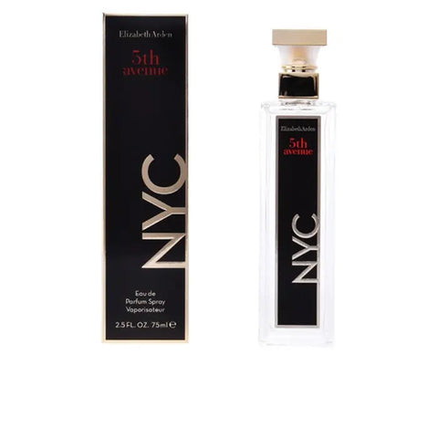 Elizabeth Arden 5th Avenue NYC perfume spray 75ml, with elegant bottle design and floral accents, by Jag Couture London New York