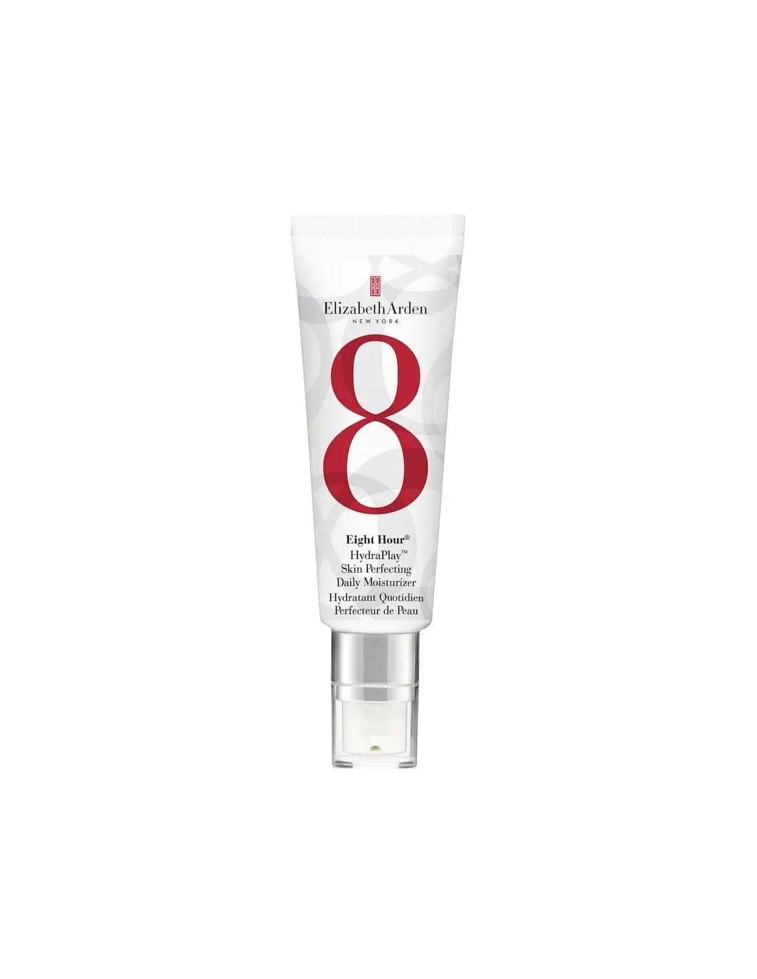 Elizabeth Arden Eight Hour Hydraplus Skin Perfusion moisturizer jar from Jag Couture London, showing the product and packaging.