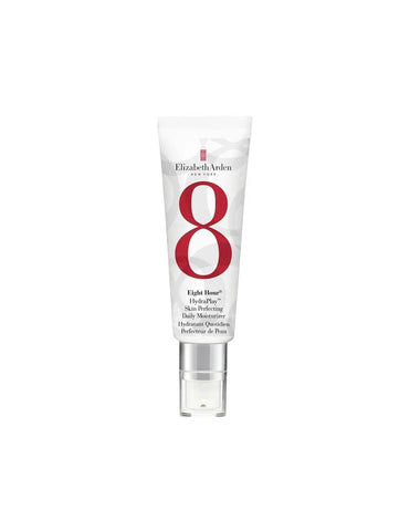 Elizabeth Arden Eight Hour Hydrating Skin Perfector Moisturizer in a 45ml jar, shown with the product label and packaging.