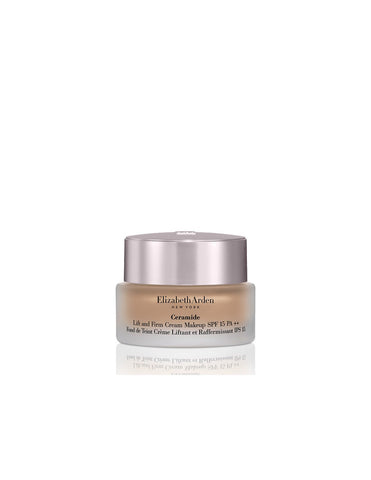 Elizabeth Arden Advanced Ceramide Lift and Firm Cream in a jar, shown with its packaging on a neutral background.