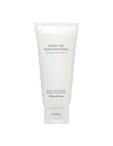 Elizabeth Arden W Tea Sol gentle purifying clean, 125ml, skincare product with clear bottle and minimalist label.