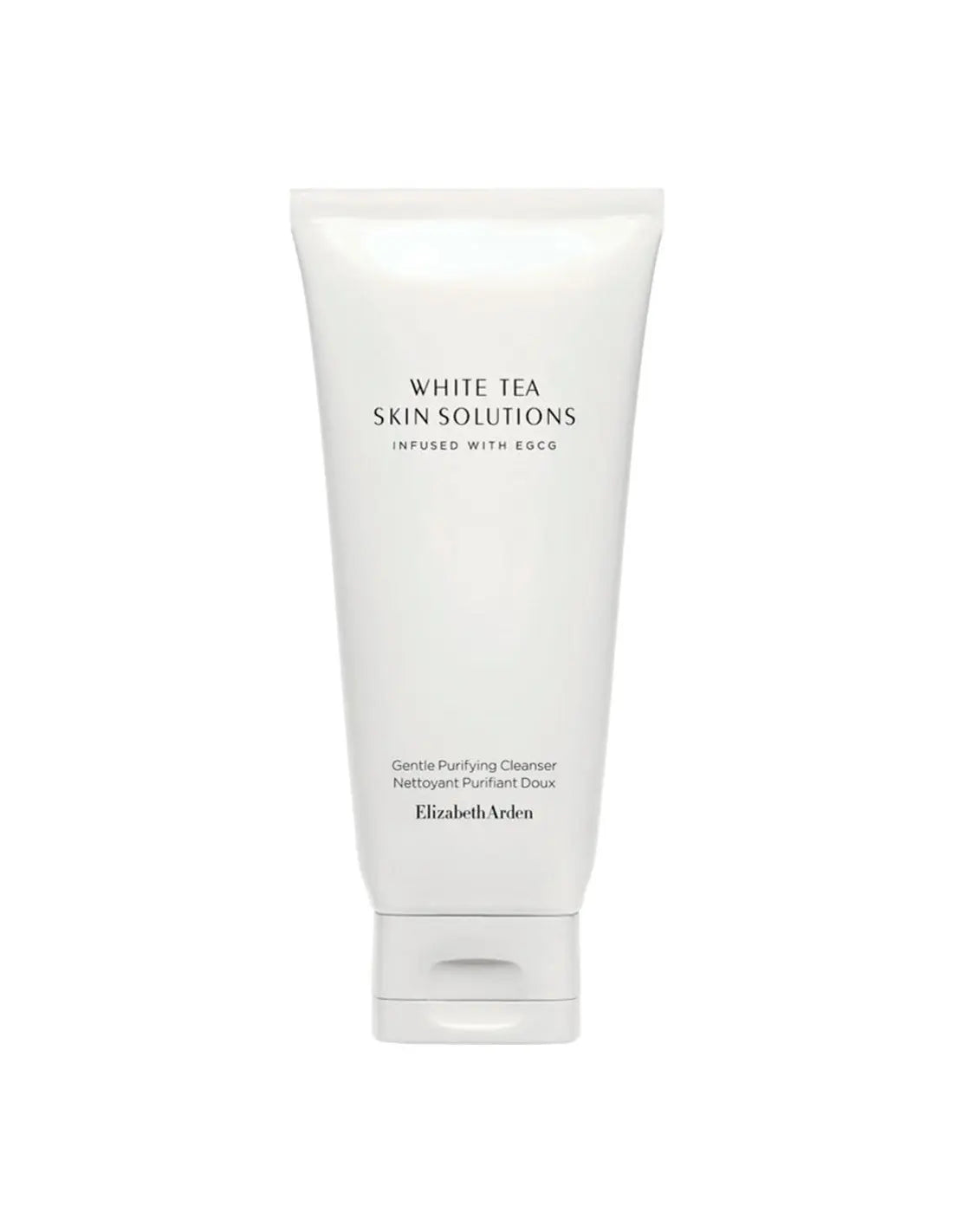 Elizabeth Arden W Tea Sol Gentle Purifying Cleanser in 125ml bottle, shown with sleek packaging and label.