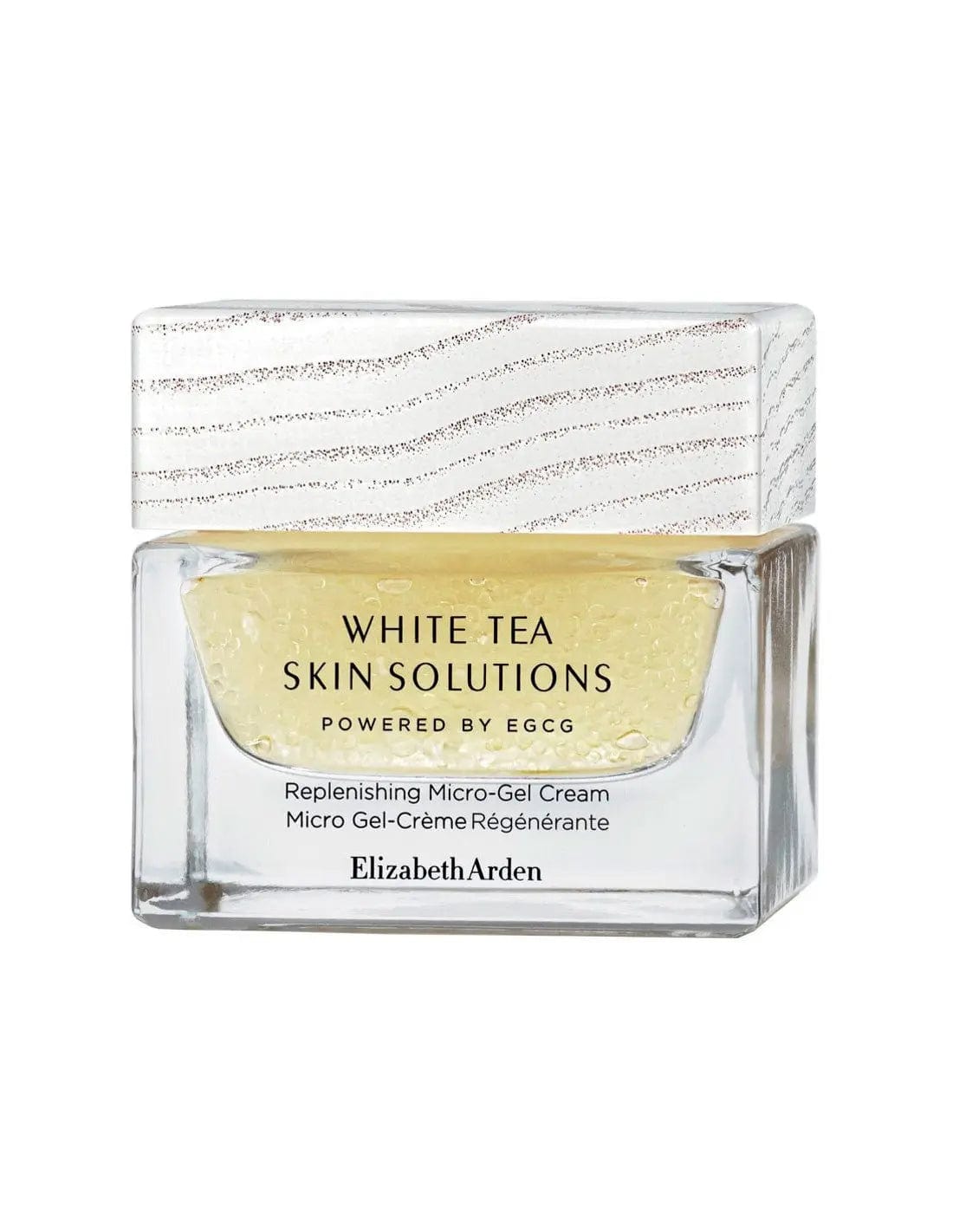 Elizabeth Arden W Tea Solut Replen Micro Gel Cr 50 from Jag Couture London, showing the jar with the product label and lid.
