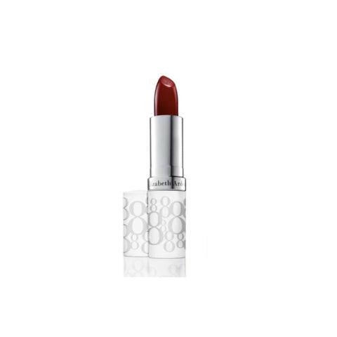 Elizabeth Arden Eight Hour Cream Lip Protectant Stick with sheer plum tint and SPF 15, shown in a sleek tube.