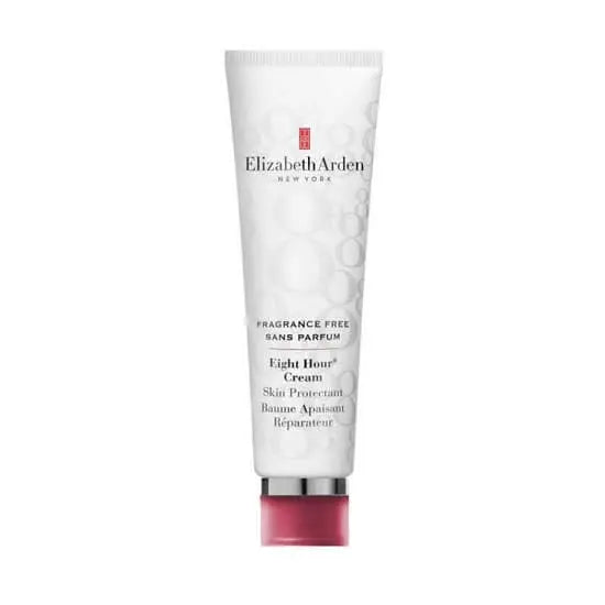 Elizabeth Arden Eight Hour Cream Skin Protectant 50ml jar with white lid and label, displayed on a neutral background.