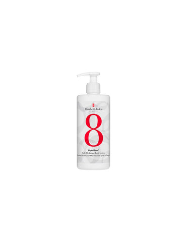 Elizabeth Arden Eight Hour Body Lotion by Jag Couture London - New York, 380ml bottle of hydrating moisturizer for smooth skin.