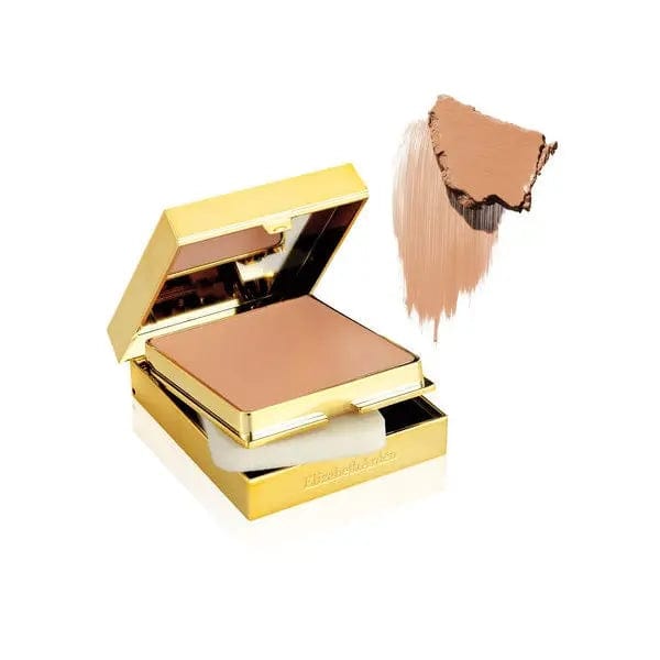 Elizabeth Arden Flawless Finish Sponge-On Cream Makeup in Softly Beige II, 23g, shown on a makeup sponge.