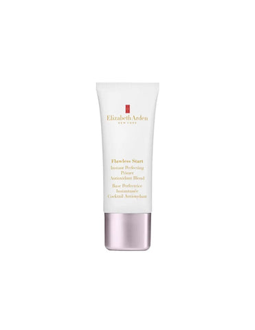 Elizabeth Arden Flawless Start Instant Perfecting Primer Base in 30ml, shown in a sleek tube with a clear cap, designed for smooth skin.