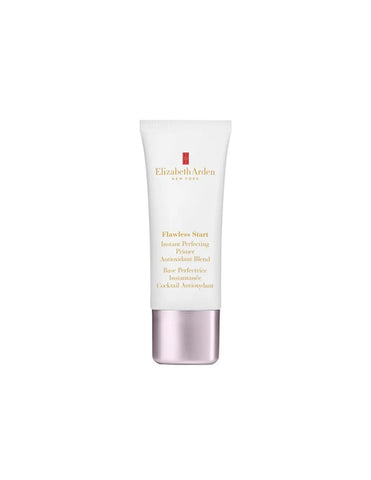 Elizabeth Arden Flawless Start Instant Perfecting Primer base in 30ml, shown in a sleek bottle with a smooth, clear liquid inside.