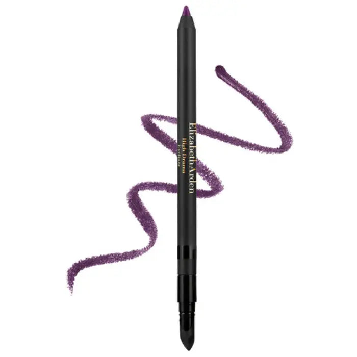Elizabeth Arden High Drama Eyeliner in Purple Passion, showcasing the rich purple pencil with a sharp tip for precise application.