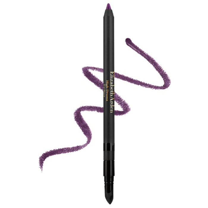 Elizabeth Arden High Drama Eyeliner in Purple Passion, vibrant purple pencil with sharp tip, on a neutral background.