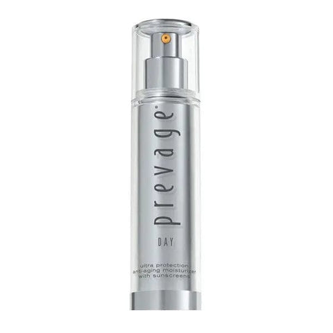 Elizabeth Arden Prevage Day Anti-Aging Moisturizer with SPF30 in 50ml jar, shown with sleek packaging and product label.