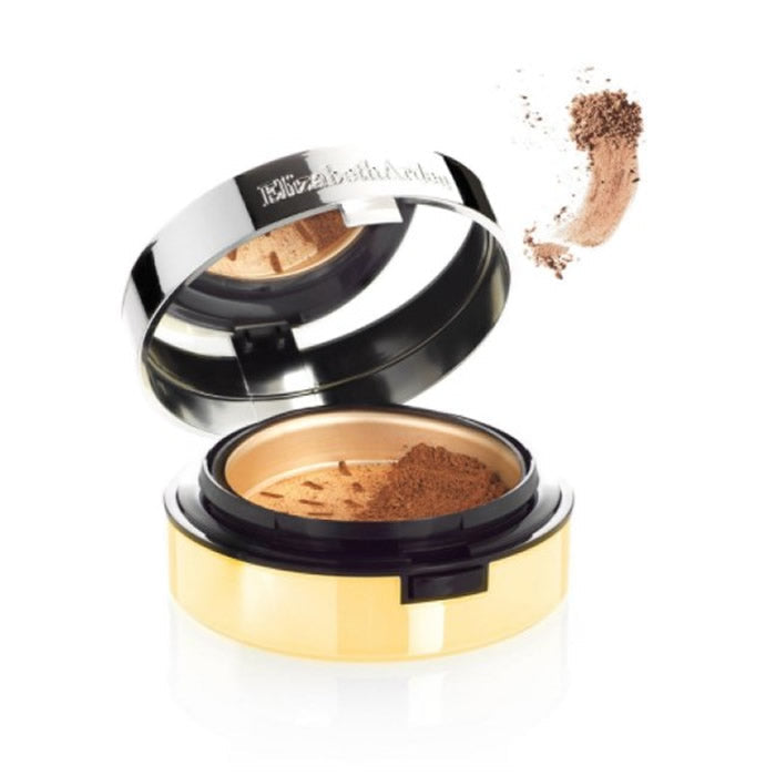 Elizabeth Arden Pure Finish Mineral Powder Foundation shade nº4 in 8.33g compact, with smooth pressed powder and natural finish.