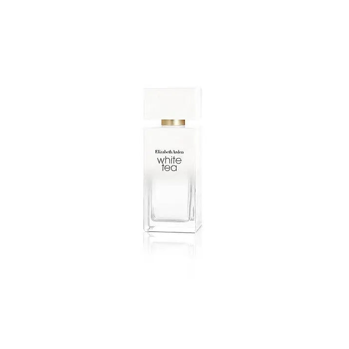 Elizabeth Arden White Tea Eau De Toilette spray in 100ml bottle, with elegant packaging and light, refreshing fragrance.