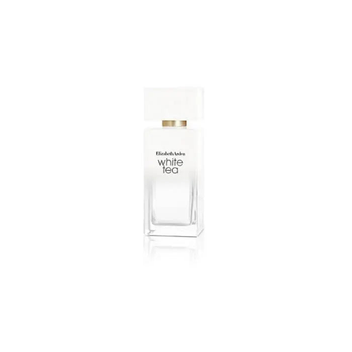 Elizabeth Arden White Tea Eau De Toilette spray in 50ml bottle, with elegant packaging and fragrance details.