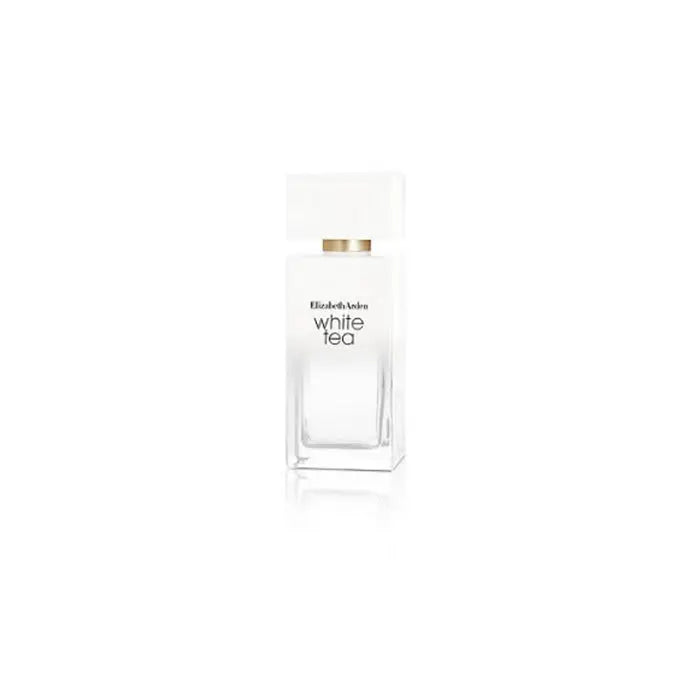 Elizabeth Arden White Tea Eau De Toilette spray 50ml with elegant packaging, displayed with a refined, minimalist aesthetic.