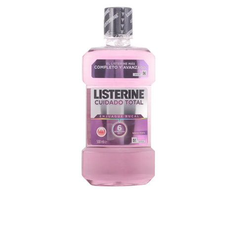 Listerine Total mouthwash in a 500ml bottle by Jag Couture London - New York, shown in the image.