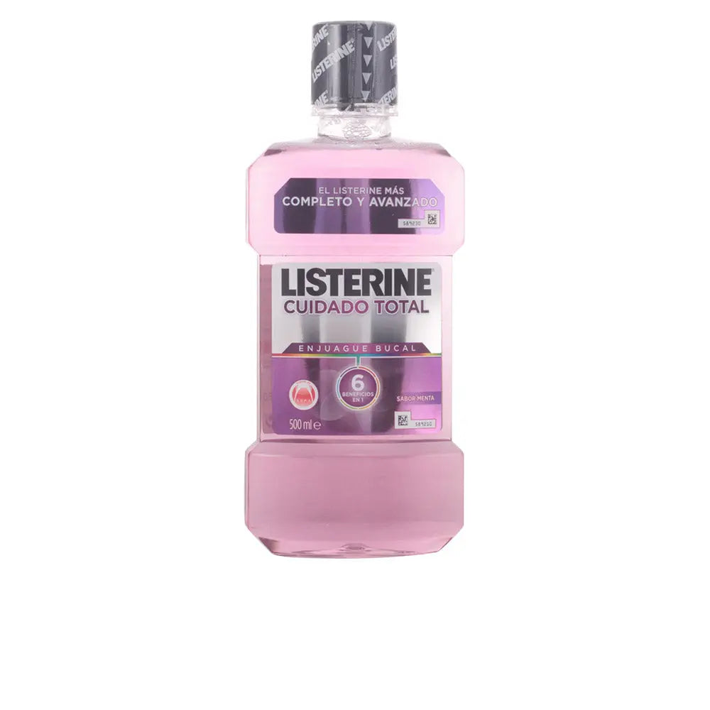 Listerine Total mouthwash in a 500ml bottle by Jag Couture London New York, shown in a clear image.