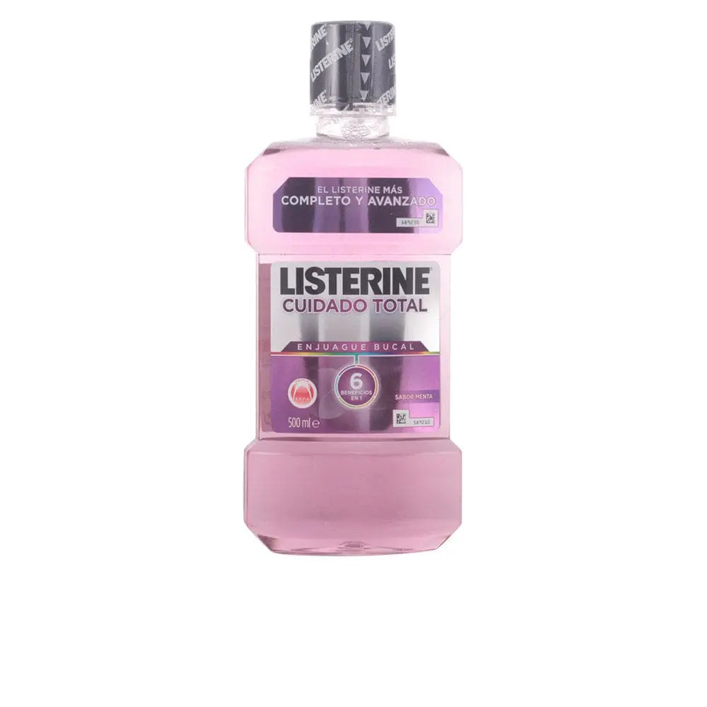 Listerine Total mouthwash in a 500ml bottle by Jag Couture London New York, shown in a clear image.