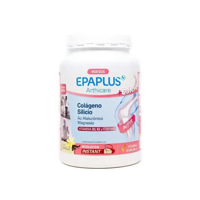 Epaplus collagen supplement with silicon, hyaluronic acid, magnesium, calcium in vanilla flavor, 383g jar by Jag Couture London New York