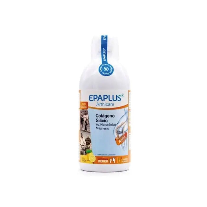 Epaplus Collagen Silicon Hyaluronic & Magnesium Liquid in lemon flavor, 1000ml bottle from Jag Couture London - New York.