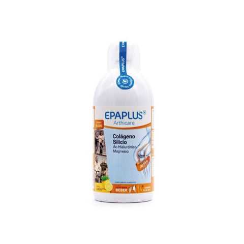 Epaplus Collagen Silicon Hyaluronic and Magnesium liquid in lemon flavor, 1000ml bottle, by Jag Couture London New York.