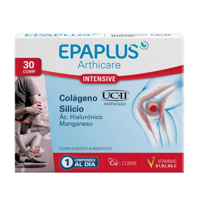 Epaplus Collagen UC-II with silicon hyaluronic acid and magnesium in a blister pack of 30 tablets, by Jag Couture London New York.