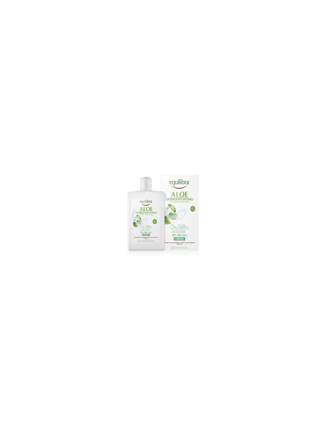 Jag Couture London Equilibra Aloe Fresh Clean Hygienic Gel, 250ml, with aloe vera for fresh, clean skin.