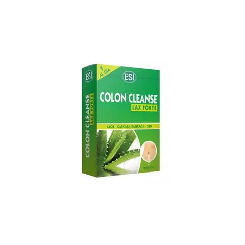Esi Colon Cleanse Lax Forte 30 tablets by Jag Couture London New York, showing the supplement bottle with label visible.