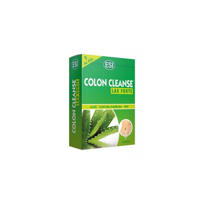 Esi Colon Cleanse Lax Forte 30 tablets in blister pack, dietary supplement for digestion from Jag Couture London New York