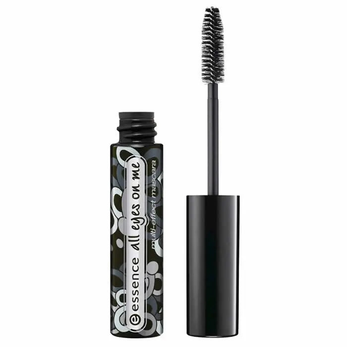 Jag Couture London All Eyes On Me Mascara in soft black, 8ml tube showcasing sleek black mascara wand and packaging.