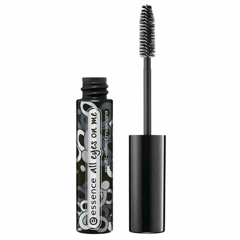 Jag Couture London All Eyes On Me Mascara in soft black, 8ml tube showcasing sleek black mascara wand and packaging.