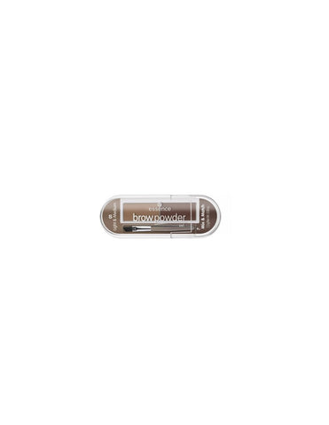 Essence Cosmetics Brow Powder in 01 Light and Medium for defining eyebrows, 2.3g, by Jag Couture London New York.