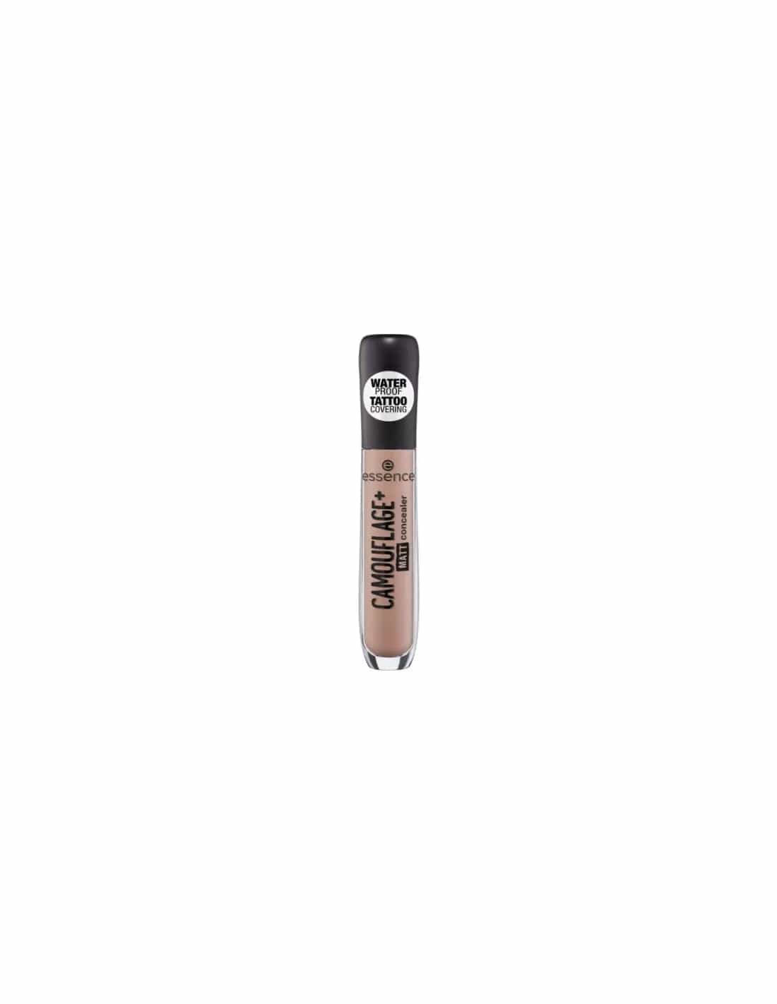 Jag Couture London Essence Cosmetics Camouflage Matt Corrector 30 Light Honey 5ml, close-up of the product container with applicator.