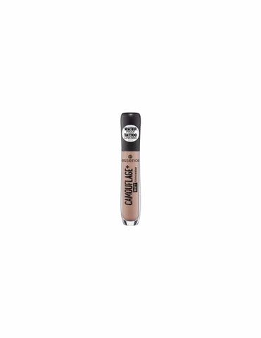 Jag Couture London Essence Cosmetics Camouflage Matt Corrector 30 Light Honey 5ml, close-up of the product container with applicator.
