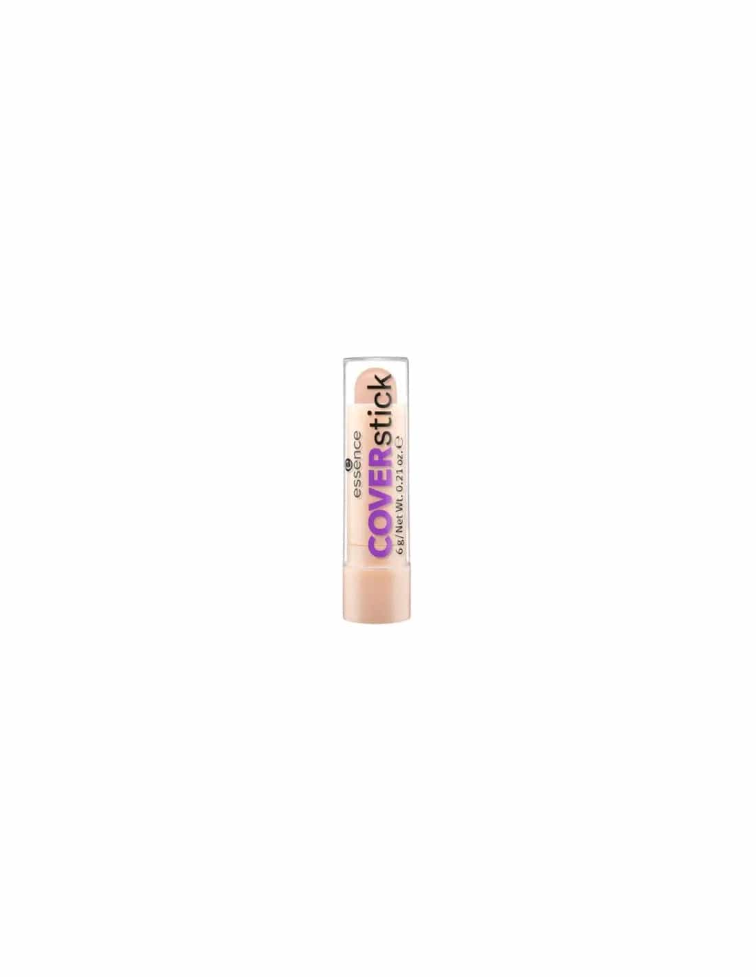 Jag Couture London-New York Essence Cosmetics Cover Stick in 20-Matt Sand, 6g, showing the beige concealer stick with packaging.
