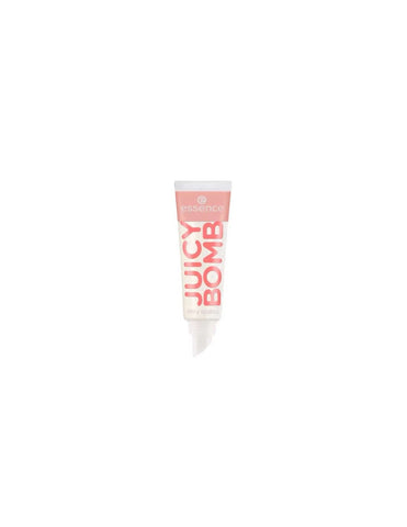 Essence Cosmetics Juicy Bomb lip gloss in shade 101 Lovely Itchi, 10ml tube with glossy finish and colorful packaging.