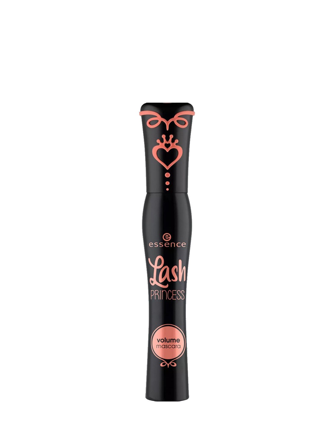 Essence Cosmetics Lash Princess Mascara in 12ml tube, featuring volumizing brush and black mascara formula for bold lashes.