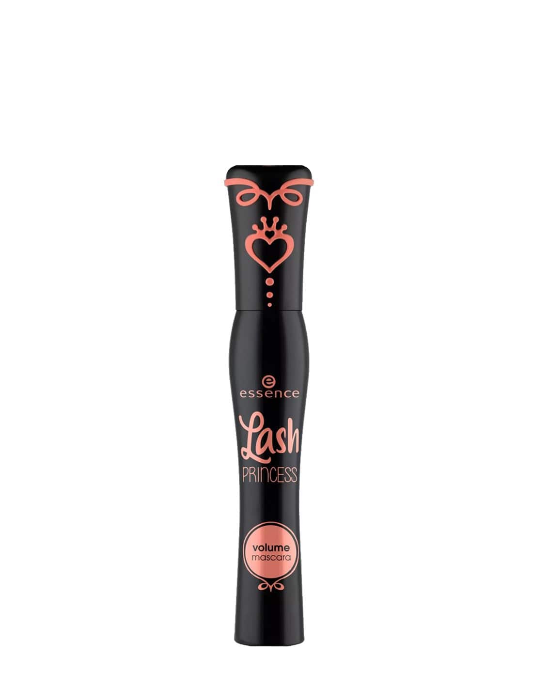 Essence Cosmetics Lash Princess Mascara Voluminizadora 12ml tube with a wand, black mascara for voluminous lashes, by Jag Couture London.