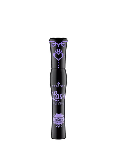 Jag Couture London Lash Princess Sculpted Volume Mascara in 12ml, showcasing the sleek black mascara tube with a curved brush applicator.